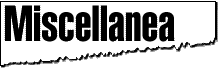 Miscellanea